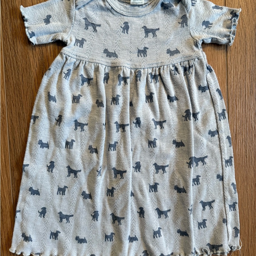 Kate Quinn Blue Doggie Dress 12-18 mo